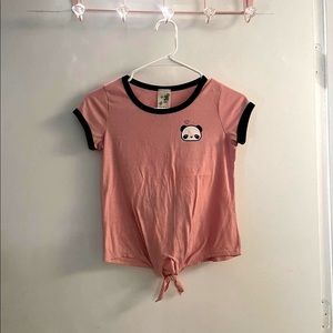 Panda pink shirt